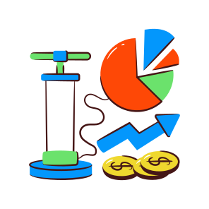 Financial Progress, Infographic, Statistics, Financial Chart, Financial Graph,icons icon