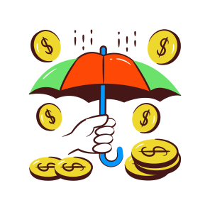 Financial Security, Financial Protection, Money Security, Money Protection, Financial Assurance icon