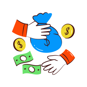 Giving Money, Money Sack, Cash, Dollar Bag, Finance icon