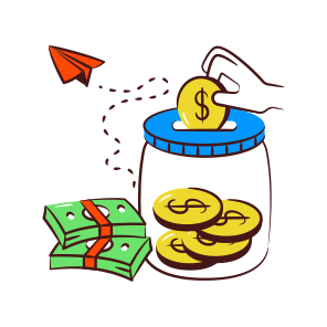 Money Jar, Money Box, Money Collection, Coins Jar, Coins Box icon