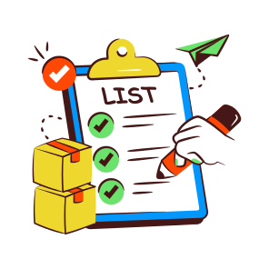 Logistic List, Logistic Plan, Checklist, Todo List, Worksheet icon