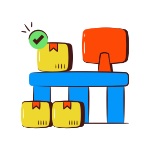 Logistic Reception, Reception Desk, Info Table, Info Desk, Front Desk icon