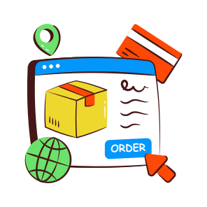 Online Parcel, Online Package, Online Delivery, Online Parcel Order, Logistic Delivery icon