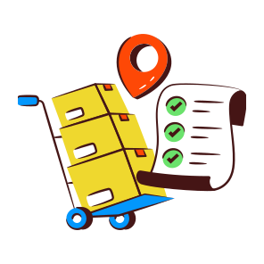 Pallet Truck, Luggage List, Handcart, Pushcart, Wheelbarrow icon