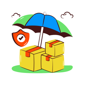 Parcel Insurance, Parcel Assurance, Package Insurance, Package Assurance, Parcel Safety icon