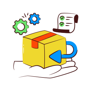 Parcel Return, Package Return, Order Return, Parcel Reback, Package Refund icon
