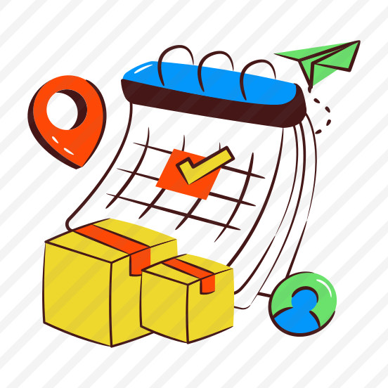 Parcel Schedule, Logistic Schedule, Delivery Schedule, Delivery Reminder preview