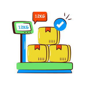 Parcel Weighing, Logistic Weighing, Package Weighing, Weight Machine, Weight Scale icon