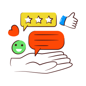 Customer Feedback, Positive Feedback, Hand Gesture, Gesticulation, Customer Response icon