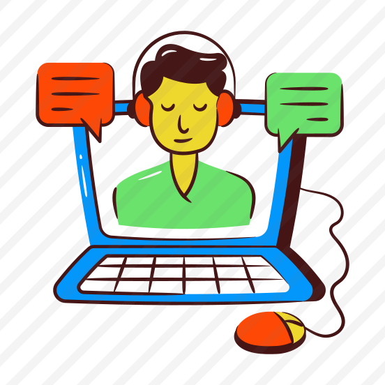 Customer Service Representative, Online Helpline, Online Hotline, Customer Service, Customer Support,icons preview