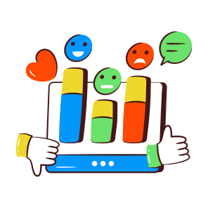 Feedback Analytics, Infographic, Statistics, Feedback Chart, Feedback Graph, icon