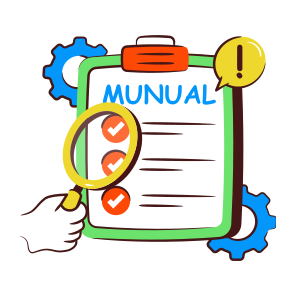 Search Manual, Find Manual, Manual Analysis, Manual Exploration, Search List, icon