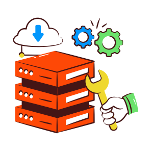 Server Setting, Server Configuration, Server Development, Cloud Server Management, Db Setting icon