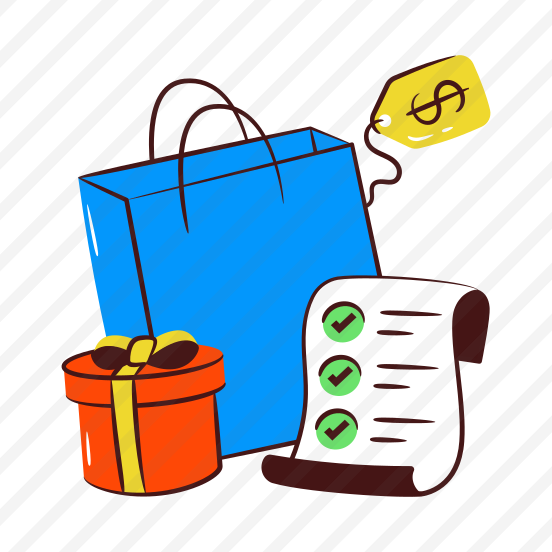 Checklist, Shopping List, Task List, Todo, Agenda,,icons preview