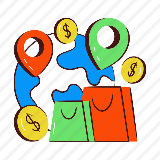 Global Shopping, Worldwide Shopping, Global Purchase, Commerce, Shopping Bag, preview