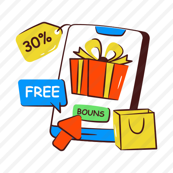 Online Gift, Online Reward, Online Bonus, Commerce, % Discount preview