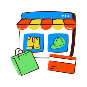 Online Shop, Online Store, Eshop, Estore, Ecommerce icon
