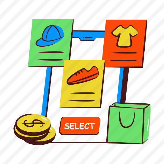 Online Shopping, Eshopping, Ecommerce, Shopping App, Select Product preview