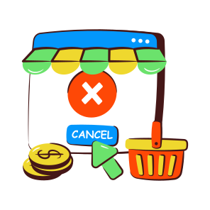 Order Cancel, Parcel Cancel, Package Cancel, Order Denied, Order Deleted icon