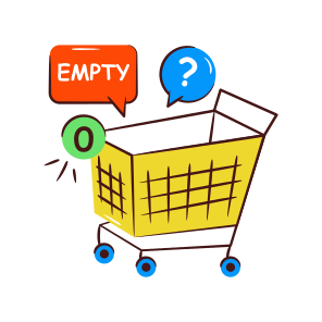 Shopping Cart, Empty Cart, Shopping, Ecommerce, Purchase icon