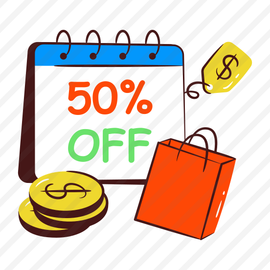 Shopping Discount, Shopping Sale, % Off, Hot Sale, Commerce preview