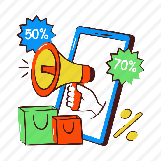 Shopping Marketing, Shopping Promotion, Shopping Publicity, Shopping Campaign, Shopping Discount,icons preview