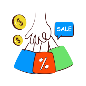 Shopping Sale, Tote, Jute, Buy, Purchase, icon