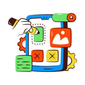 App Development, App Setting, Application Development, Mobile App, App Management icon