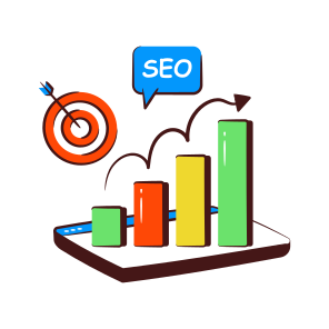 Seo Chart, Seo Graph, Seo Analytics, Infographic, Seo Statistics icon