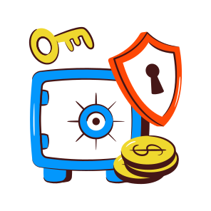 Bank Locker, Safe Box, Bank Vault, Digital Locker, Safe Deposit icon