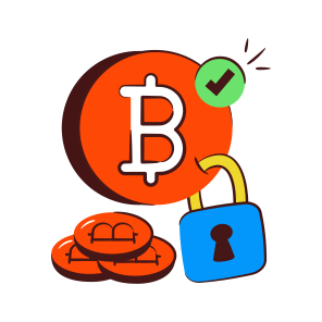 Bitcoin Security, Cryptocurrency Protection, Crypto, Btc, Digital Currency icon
