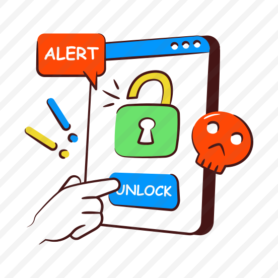 Encryption, Mobile Unlock, Padlock, Latch, Security Breach, preview