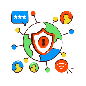 Global Security, Global Protection, International Security, International Protection, Secure Globe icon