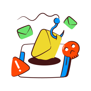 Mail Phishing, Letter, Envelope, Email, Correspondence icon