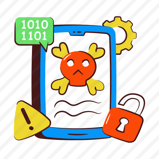 Mobile Danger, Online Hacking, Laptop Danger, System Hacking, Cybercrime preview