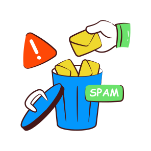 Spam Mail, Junk Mail, Delete Mail, Mail Error, Junk Email icon