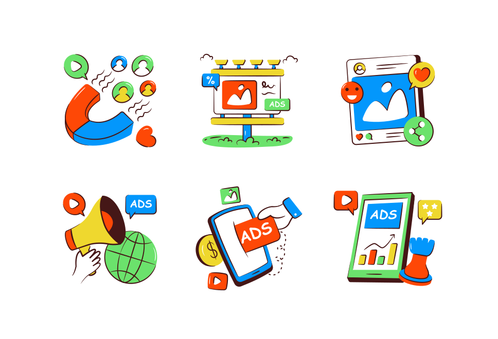 Advertising and Digital Marketing Large Set Preview