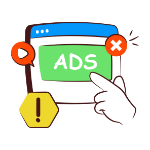 Block Ad, Ad Forbidden, Ad Prohibition, Ad Ban, Advertisement Prohibition icon