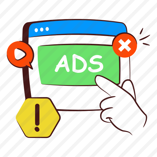 Block Ad, Ad Forbidden, Ad Prohibition, Ad Ban, Advertisement Prohibition preview