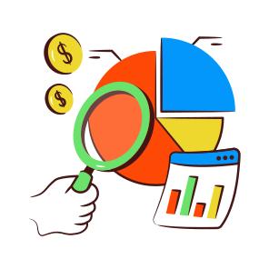 Business Chart, Pie Graph, Data Analysis, Infographic, Statistics, icon