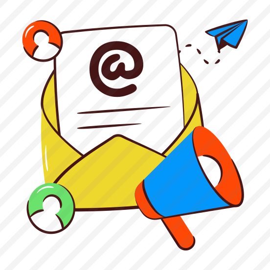 Mail Marketing, Mail Promotion, Mail Publicity, Mail Campaign, Email Marketing,icons preview