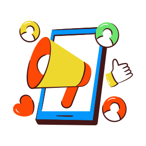 Mobile Media Marketing, Mobile Publicity, Mobile Campaign, Online Marketing, Digital Marketing icon