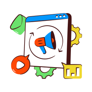 Online Announcement, Web Marketing, Digital Marketing, Online Campaign, Internet Marketing icon