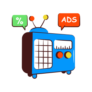 Radio Ad, Radio Advertisement, Audio Ad, Audio Advertisement, Radio Marketing icon