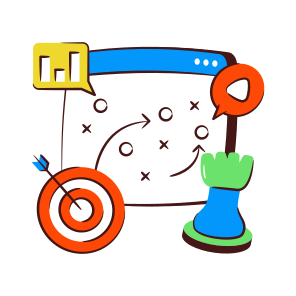 Strategic Plan, Stratagem, Target Strategy, Strategy Goal, Objective, icon