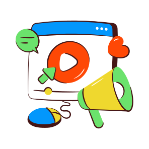 Video Marketing, Video Publicity, Campaign, Promotion, Digital Marketing icon