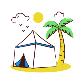 Camp, Campsite, Temporary Residence, Accomodation, Tent icon