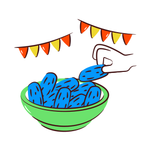 Dates Bowl, Dates Plate, Dates Fruit, Edible, Eatable, icon