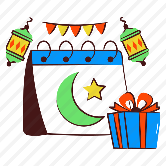 Eid Calendar, Daybook, Eid Reminder, Schedule, Planner, preview