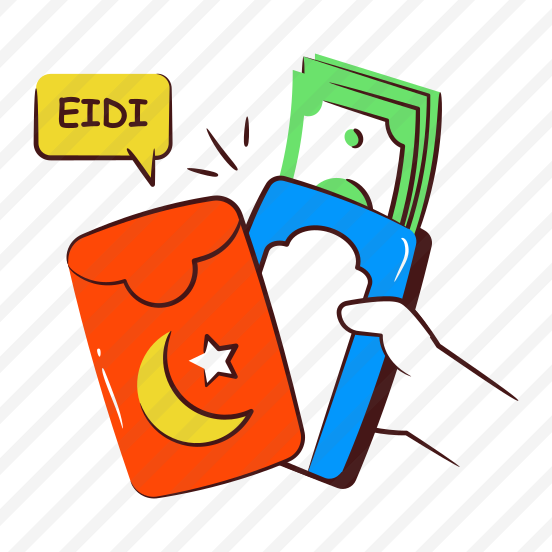 Giving Money, Giving Eidi, Receiving Money, Receiving Cash, Receiving Dollar preview